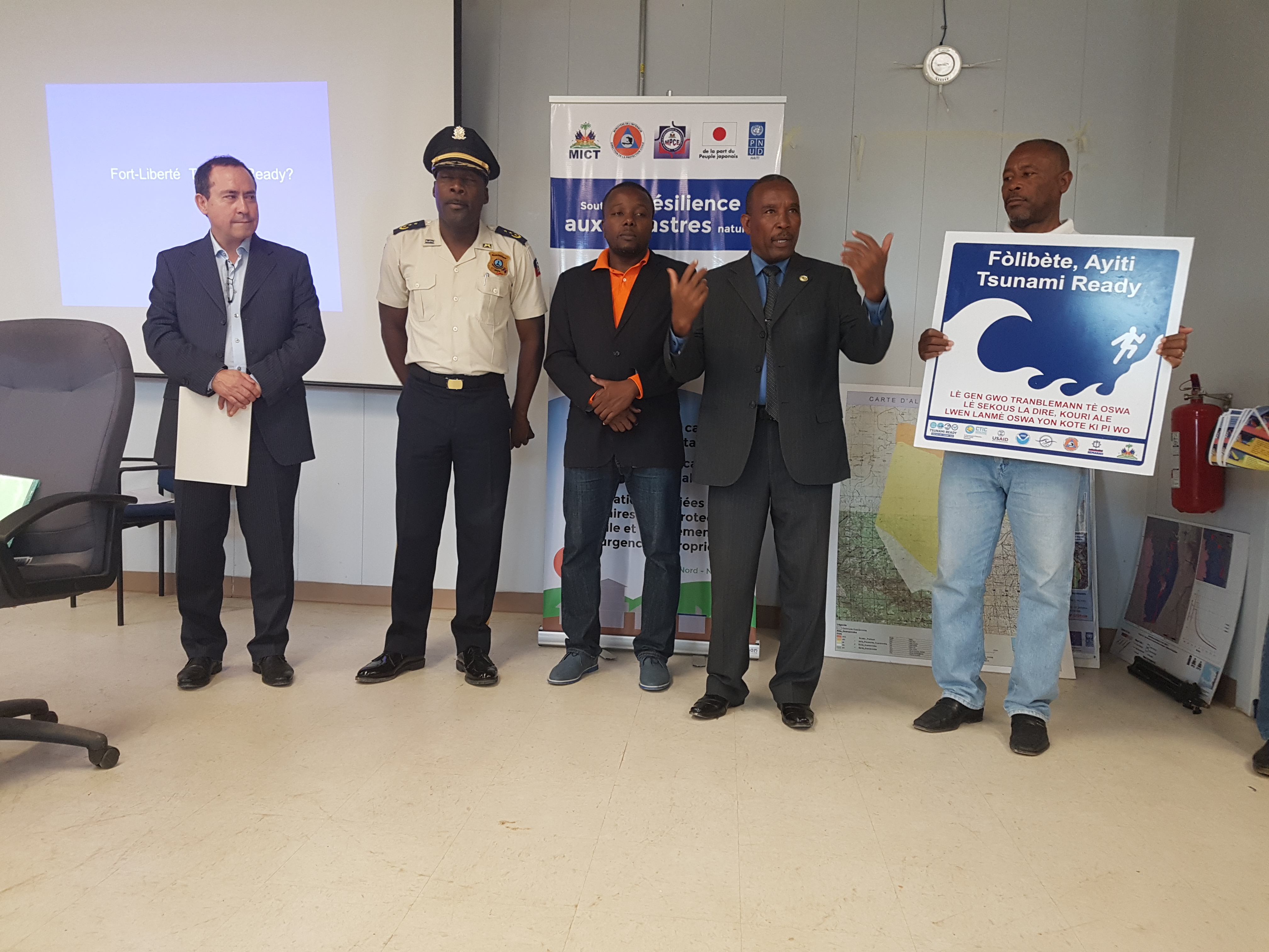 TR ceremony at FL Sept 2018 Plaque Major St Etienne