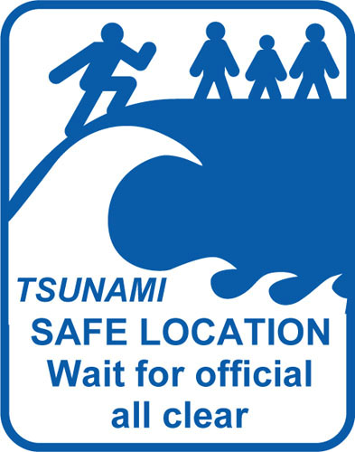New Zealand tsunami safe location big