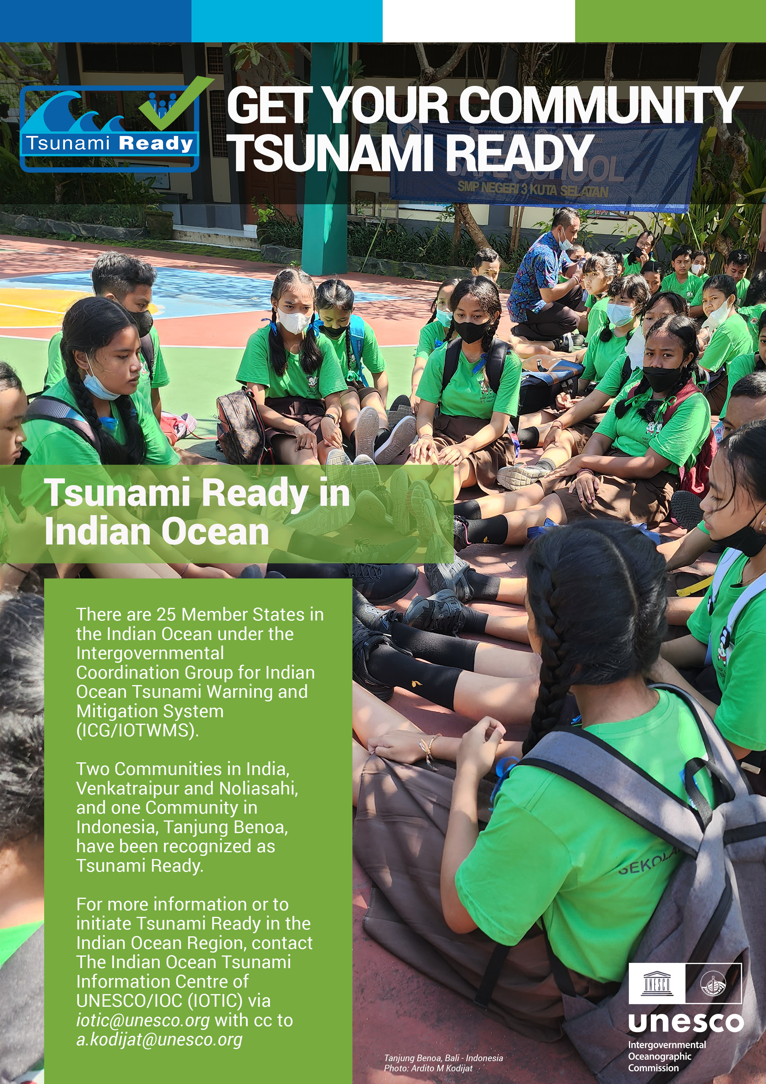 Poster Tsunami Ready in Indian Ocean