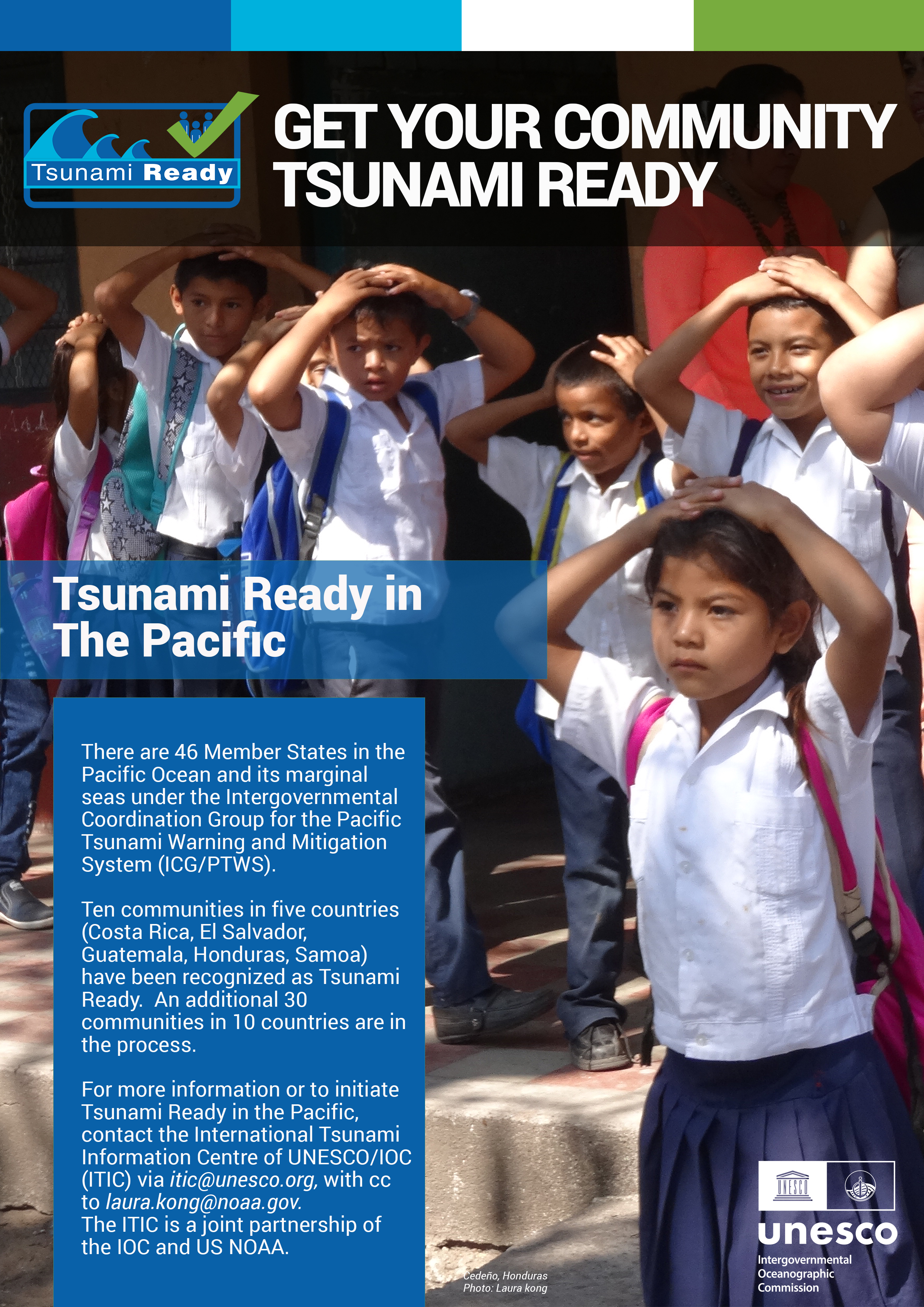 Poster Tsunami Ready in Pacific