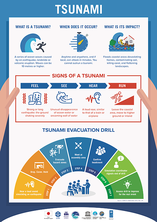 TsunamiDrill poster A3 thumbnail