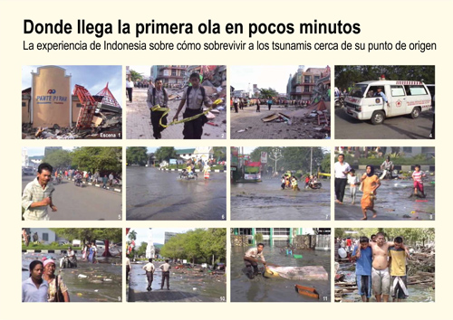 donde llega la primera ola en pocos minutos