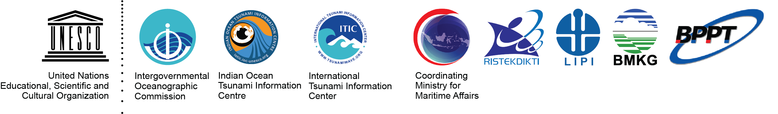 UNESCO IOC IOTIC ITIC CMMA RISTEKDIKTI LIPI BMKG BPPT