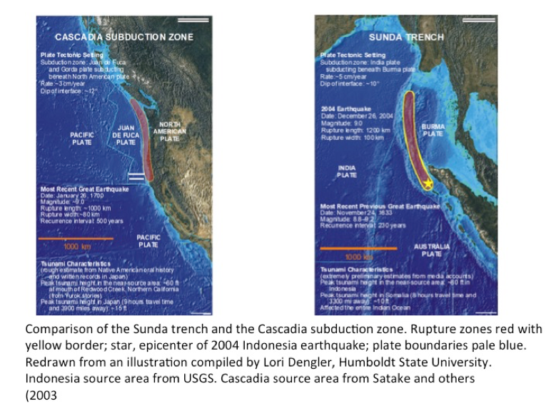 sunda cascadia subduction