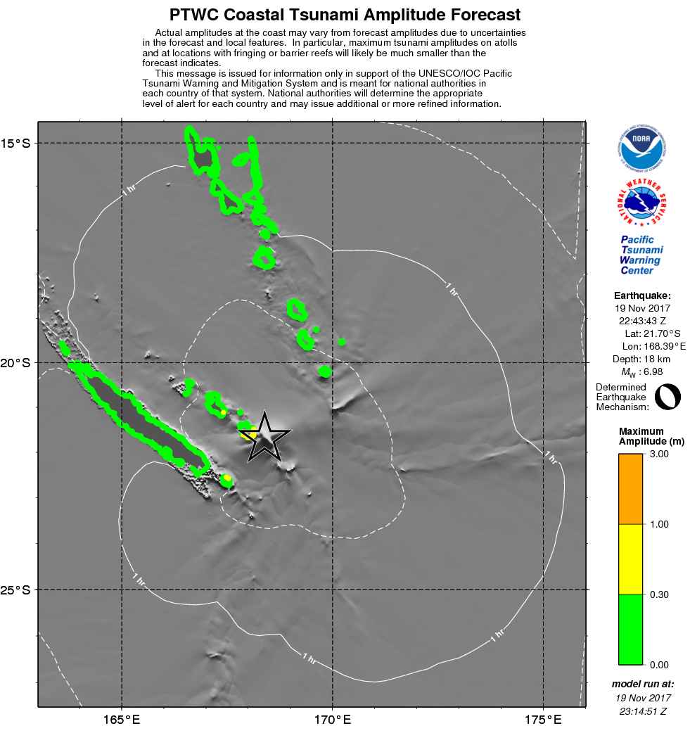 Coastal Forecast Pacific Wide