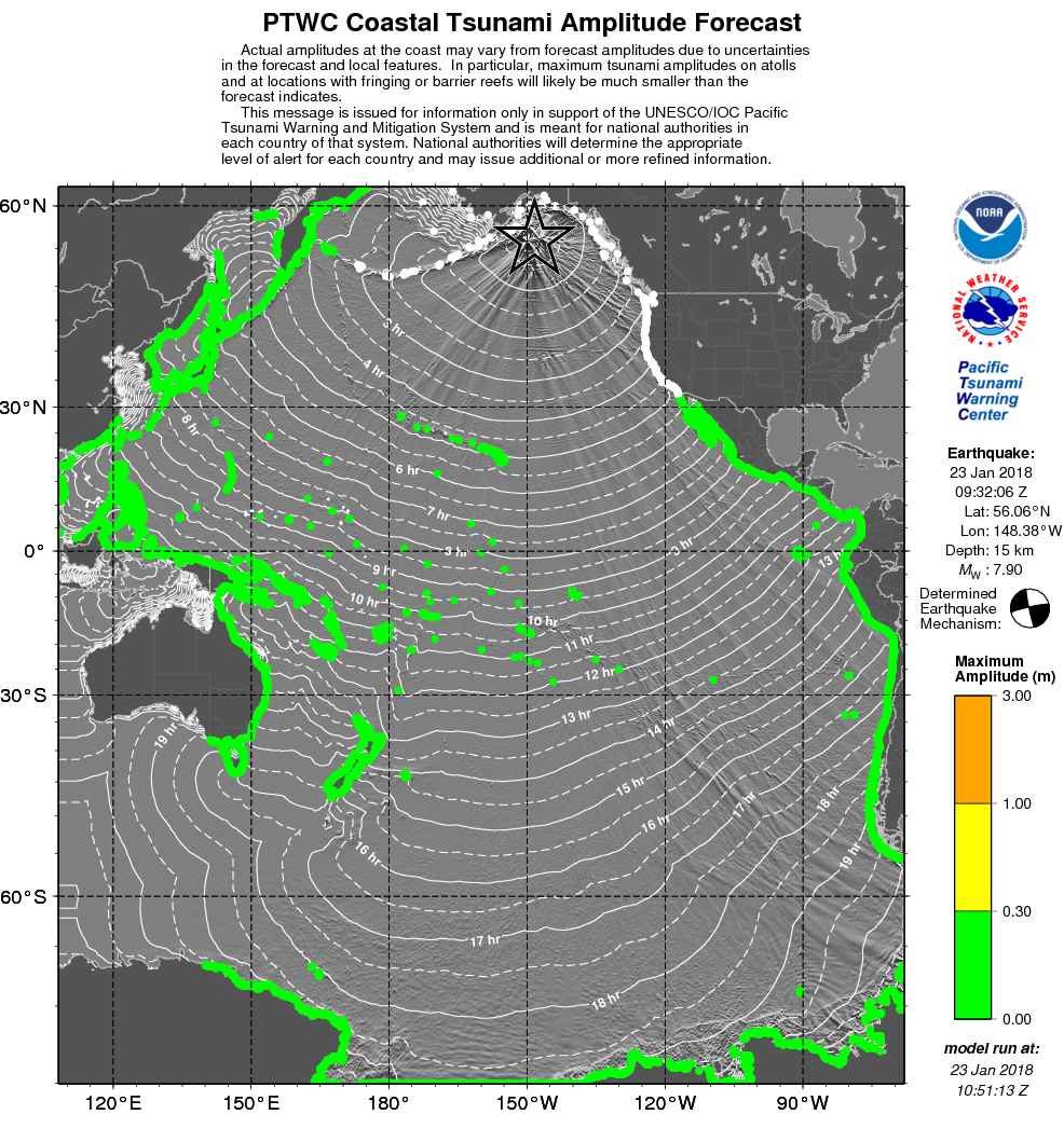 Coastal Forecast Pacific Wide